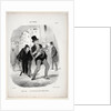 Fathers, plate 13: Come along, dear…, 1847 by Honoré Daumier