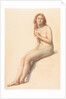 Female Nude, Seated, Three Quarter View from Front, 1859 by William Mulready