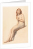 Female Nude, Seated, Three Quarter View from Front, 1859 by William Mulready