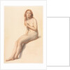 Female Nude, Seated, Three Quarter View from Front, 1859 by William Mulready