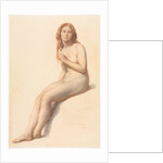 Female Nude, Seated, Three Quarter View from Front, 1859 by William Mulready