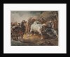 Fighting Horses, c. 1820 by Théodore Géricault