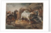 Fighting Horses, c. 1820 by Théodore Géricault