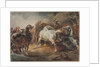 Fighting Horses, c. 1820 by Théodore Géricault