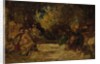 Figures on a Terrace, not dated by Adolphe Monticelli (attributed to)