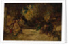 Figures on a Terrace, not dated by Adolphe Monticelli (attributed to)