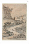 Figures on a Winding Road, mid-1600s by Salvator Rosa