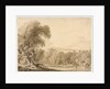Figures Seated by a Lake in a Wooded Landscape, 1820 by John Martin