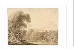 Figures Seated by a Lake in a Wooded Landscape, 1820 by John Martin
