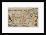Fishing on the Chopping Board Rock at Enoshima, early 1790s by Kitagawa Utamaro