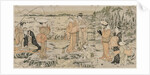 Fishing on the Chopping Board Rock at Enoshima, early 1790s by Kitagawa Utamaro