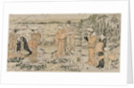 Fishing on the Chopping Board Rock at Enoshima, early 1790s by Kitagawa Utamaro