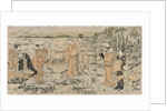 Fishing on the Chopping Board Rock at Enoshima, early 1790s by Kitagawa Utamaro