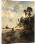 Fort George Island, Florida, 1878 by Thomas Moran