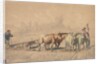 Four Oxen Pulling a Plough, 1853 by Constant Troyon