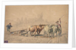 Four Oxen Pulling a Plough, 1853 by Constant Troyon