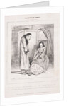 Fourberies de Femmes: En matière de sentiment, 1842 by Paul Gavarni