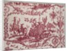 Fragments of Copperplate Printed Cotton, c. 1789 by Christophe Philippe Oberkampf (firm of); Jean-Baptiste Marie Hüet