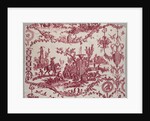 Fragments of Copperplate Printed Cotton, c. 1789 by Christophe Philippe Oberkampf (firm of); Jean-Baptiste Marie Hüet