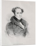 François René Auguste Victome de Châteaubriand by Achille Devéria