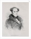 François René Auguste Victome de Châteaubriand by Achille Devéria