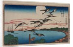 Full Moon over Takanawa, from the series Famous Places in the Eastern Capital, c. 1831 by Ando Hiroshige