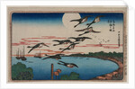 Full Moon over Takanawa, from the series Famous Places in the Eastern Capital, c. 1831 by Ando Hiroshige