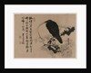 Full Moon with Crow on Plum Branch, 1880s by Kawanabe Kyosai
