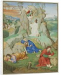 Full Page Miniature: The Agony in the Garden, 1490-1500 by Timoteo Viti (probably)