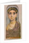 Funerary Portrait of a Young Girl, c. AD 25-37 by Unknown