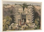 Gateway of the Great Teocallis, Uxmal by Frederick Catherwood
