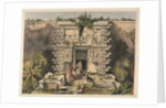 Gateway of the Great Teocallis, Uxmal by Frederick Catherwood
