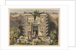 Gateway of the Great Teocallis, Uxmal by Frederick Catherwood