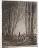 Gathering in the Flock, original impression 1862, printed in 1921 by Charles François Daubigny