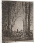 Gathering in the Flock, original impression 1862, printed in 1921 by Charles François Daubigny