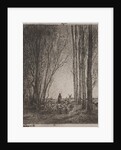 Gathering in the Flock, original impression 1862, printed in 1921 by Charles François Daubigny