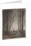Gathering in the Flock, original impression 1862, printed in 1921 by Charles François Daubigny