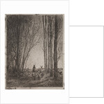 Gathering in the Flock, original impression 1862, printed in 1921 by Charles François Daubigny