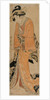 Geisha Standing Beside a Shamisen Case, c. 1810 by Utamaro II