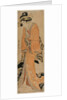 Geisha Standing Beside a Shamisen Case, c. 1810 by Utamaro II