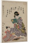 Girl Reading a Book, 1787-1867 by Kikugawa Eizan
