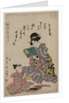 Girl Reading a Book, 1787-1867 by Kikugawa Eizan