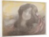 Girl with Long Hair, c. 1898 by Edmond François Aman-Jean