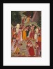 Girls Spraying Each Other at Holi, c. 1640-1650 by Unknown