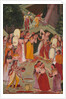 Girls Spraying Each Other at Holi, c. 1640-1650 by Unknown