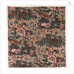 Glazed Chintz with Pheasant and Flower Design, c. 1816 by Bannister Hall