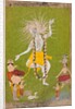 God Shiva in His Ferocious Aspect as Mahakala Dancing, c. 1700-1710 by Unknown