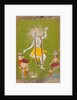 God Shiva in His Ferocious Aspect as Mahakala Dancing, c. 1700-1710 by Unknown