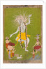 God Shiva in His Ferocious Aspect as Mahakala Dancing, c. 1700-1710 by Unknown
