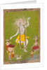 God Shiva in His Ferocious Aspect as Mahakala Dancing, c. 1700-1710 by Unknown